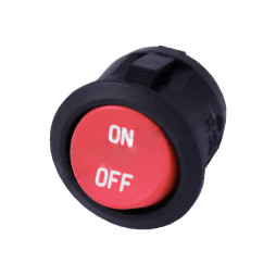 Switch red round LEDUA