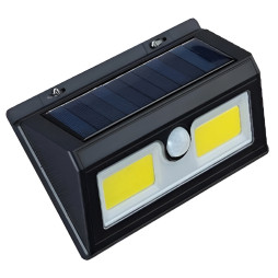 Wall light COB Lemanso 5W 180LM IP65 6500K with d/motion and solar bat. / LM33005 with battery