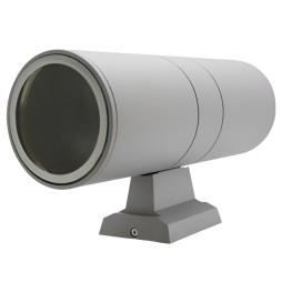 Wall light Lemanso 2*E27 - G45/A60 max.15W (LED only) IP65 silver, 1m cable/ LM1111