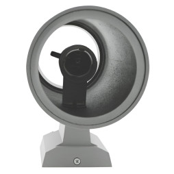 Wall light Lemanso 2*E27 - G45/A60 max.15W (LED only) IP65 silver, 1m cable/ LM1111