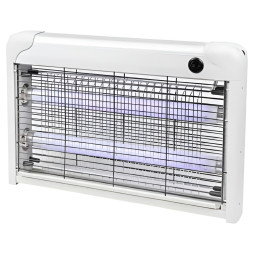 Mosquito lamp T8 2x10W Lemanso LMN104 silver