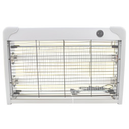 Mosquito lamp T8 2x10W Lemanso LMN106 silver