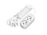 Extension cord 2 sockets 2m without grounding/LMK030 Lemanso