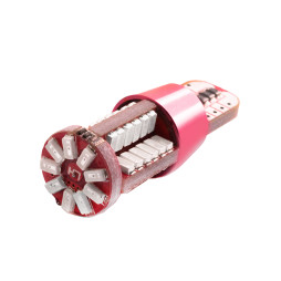 LED car lamp T10-3014-57smd red 12V LEDUA
