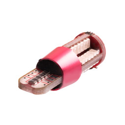 LED car lamp T10-3014-57smd red 12V LEDUA