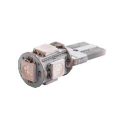 LED car lamp T10-5050-5smd amber green 12V LEDUA