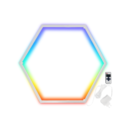 LED wall lamp "Hexagon" 220V, 6*330 white body 30W SMART+power supply 36W LEDUA