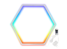 LED wall lamp "Hexagon" 220V, 6*330 white body 30W SMART+power supply 36W LEDUA