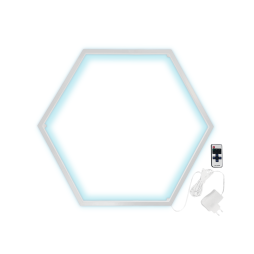 LED wall lamp "Hexagon" 220V, 6*330 white body 30W white+power supply 36W LEDUA
