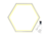 LED wall lamp "Hexagon" 220V, 6*330 white body 30W neutral white+power supply 36W LEDUA