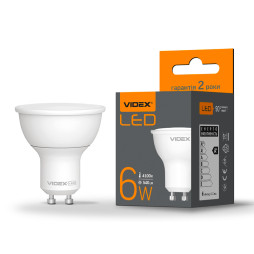 LED lamp MR16e 6W GU10 4100K 220V (VL-MR16e-06104) VIDEX