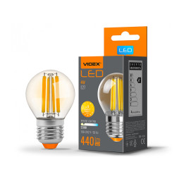 LED Bulb G45FA 4W E27 2200K 198-242V Filament (VL-G45FA-04272) VIDEX