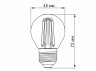 LED Bulb G45FA 4W E27 2200K 198-242V Filament (VL-G45FA-04272) VIDEX
