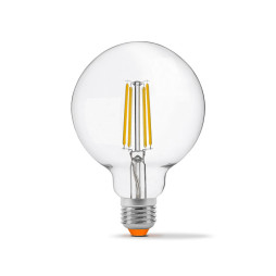 LED Bulb G95FD 7W E27 4100K 198-242V Dimmable Filament (VL-G95FD-07274) VIDEX
