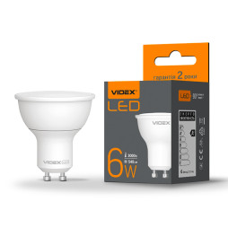 LED lamp MR16e 6W GU10 3000K 220V (VL-MR16e-06103) VIDEX