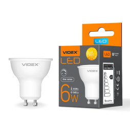 LED lamp MR16еD 6W GU10 4100K 175-250V dimmable (VL-MR16еD-06104) VIDEX