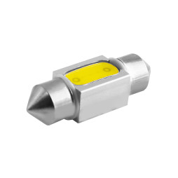LED car lamp S85-31mm-COB long white 12V LEDUA