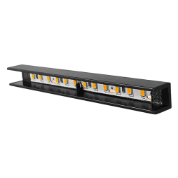 Furniture lamp "Melashka" U-shaped 120mm 0.96W 12V black housing, warm white light LEDUA