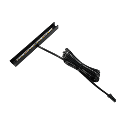 Furniture lamp "Melashka" U-shaped 120mm 0.96W 12V black housing, white light LEDUA