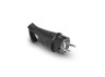 IP44 power plug with/with straight 16A with handle black TITANUM STANDARD
