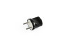 Mains plug 10A straight black TITANUM STANDARD TF-PL110-B