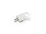 Mains plug 16A angled with handle white TITANUM STANDARD TF-PL316G-W