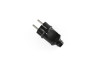 Mains plug with/without straight 16A black TITANUM STANDARD TF-PL116G-B