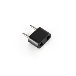 Mains adapter with/without 10A black TITANUM STANDARD