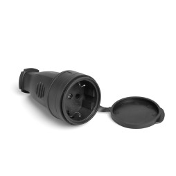 Socket IP44 with/without 16A with cover TITANUM STANDARD