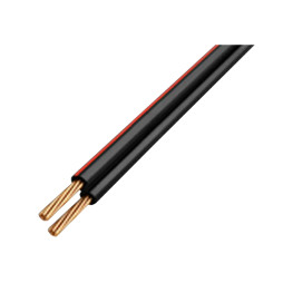 Wire ShVP 2x0.35 black-red