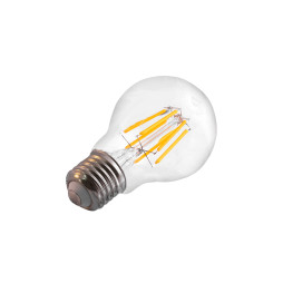 LED lamp E27 6W transparent 220V 4000k