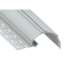 Aluminum profile for LED strip for plasterboard AL-32 1 meter anodized ceiling, wall LEDUA