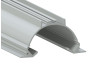 Aluminum profile for LED strip for plasterboard AL-33 2 meters anodized recessed ceiling, wall LEDUA