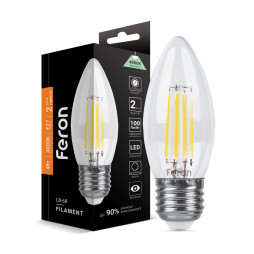 LED lamp Feron Filament LB-68 4W E27 4000K