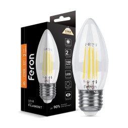 LED lamp Feron Filament LB-68 4W E27 2700K
