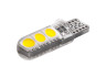 LED car lamp T10-5050-6smd in silicone white 12V LEDUA