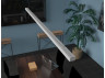 LED pendant linear lamp "N23-1000" 220V 27W 2500lm 6000k LEDUA