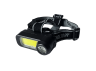 COB led 5W+1W head lamp with lens LMF9322 with USB cable+built-in battery 1200mah Lemanso