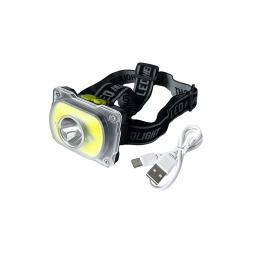 COB led head lamp LMF9320 with USB TYPE-C + charge level indicator+built-in battery 1200mah Lemanso