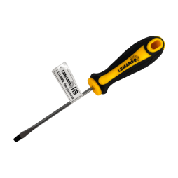 Flat screwdriver 3*75 LTL30002 yellow-black Lemanso