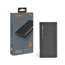 Power bank 10000mAh VIDEX VPB-310 22.5W Black