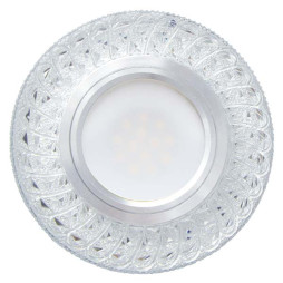 Built-in luminaire Feron 7057 under a lamp with backlight, transparent