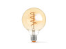 VIDEX Filament G95FASD 5W E27 2200K dimmable bronze LED lamp VL-G95FASD-05272