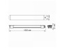 LED luminaire IP65 linear VIDEX 50W 1.5M 5000K VL-BNW-50155