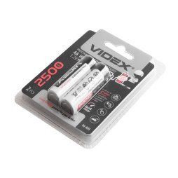 Battery AA/HR6 2500mAh double blister/2pcs Videx