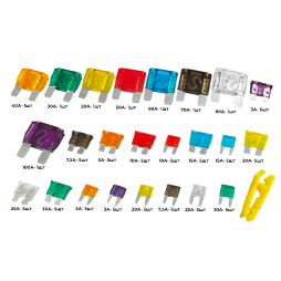 Car fuse set 88pcs LM2647 in plastic box Lemanso