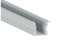 Aluminum profile for LED strip AL-03 2 meters anodized recessed LEDUA