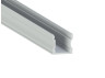 Aluminum profile for LED strip AL-04 2 meters anodized surface mounted LEDUA