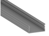 Aluminum profile for LED strip AL-15 2 meters anodized overhead LEDUA