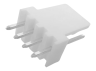 Connector A2543-WV04 male plastic white